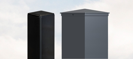 Paaltje voor poort en tuinpoort